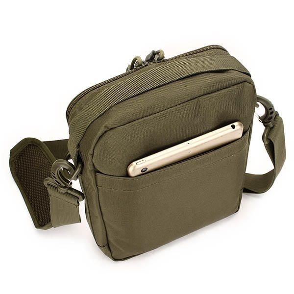 Heren Dames Nylon Sport Outdoor Tactische Leger Ipad Schouder Crossbody Tas