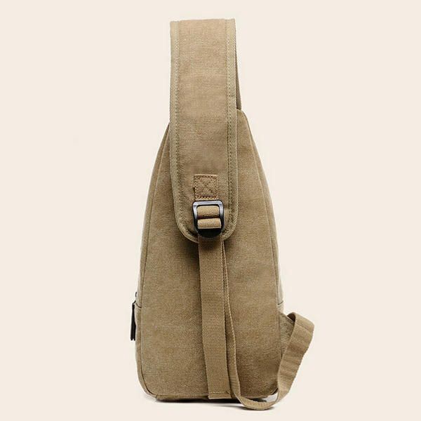 Heren Dames Retro Canvas Messenger Bag Schoudertas Borsttas