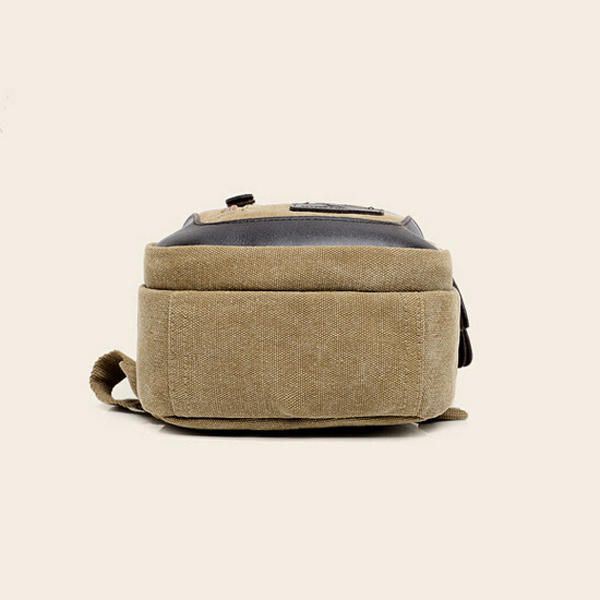 Heren Dames Retro Canvas Messenger Bag Schoudertas Borsttas