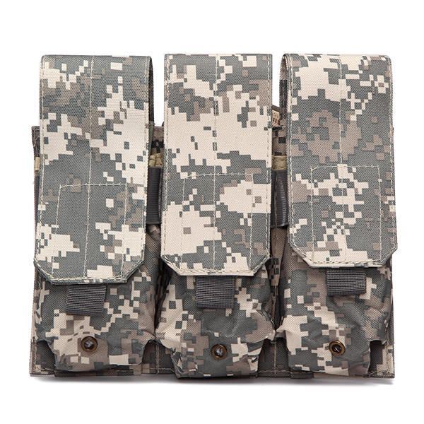 Heren Drop Leg Triple Mag Pouch Holder Molle Magazine Pouch Cartridge Clip Pouch