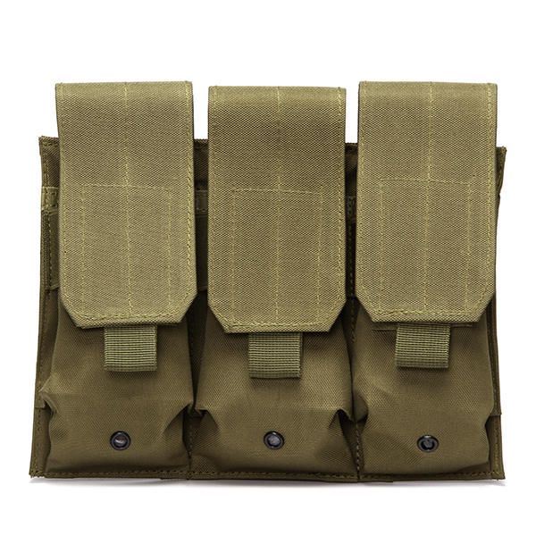 Heren Drop Leg Triple Mag Pouch Holder Molle Magazine Pouch Cartridge Clip Pouch