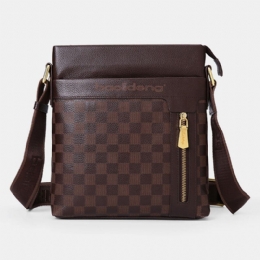 Heren Echt Leer Koe Lederen Anti-diefstal Crossbody Tas Schoudertas