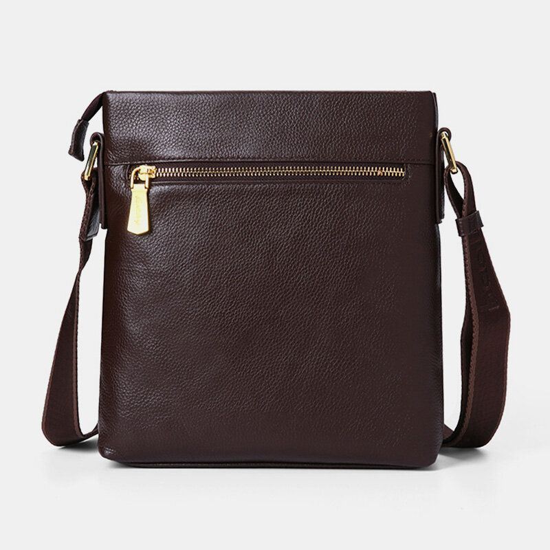 Heren Echt Leer Koe Lederen Anti-diefstal Crossbody Tas Schoudertas