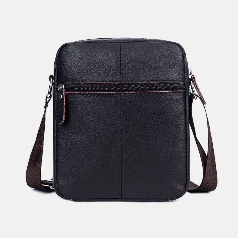 Heren Echt Leer Waterdichte Multifunctionele Multi-layer Crossbody Tas Schoudertas