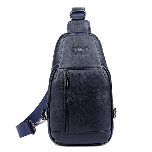 Heren Lederen Multifunctionele Borsttas Vrije Tijd Outdoor Sport Crossbody Tas Schoudertas