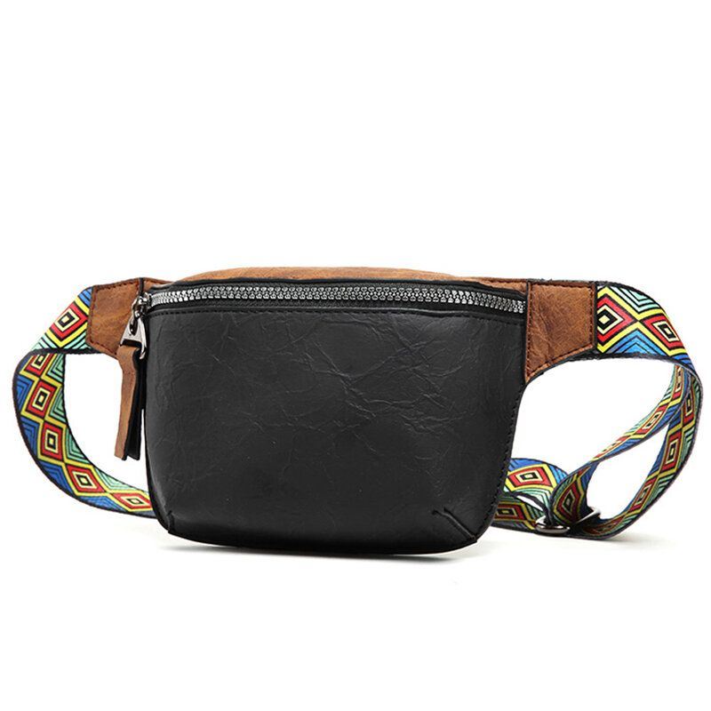 Heren Mode Toevallige Telefoon Tas Etnische Band Hiphop Borst Crossbody Tas: