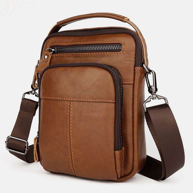 Heren Multi-pocket Retro 6.5 Inch Telefoon Tas Heuptas Terug Anti-diefstal Pocket Ontwerp Crossbody Tassen Heuptas