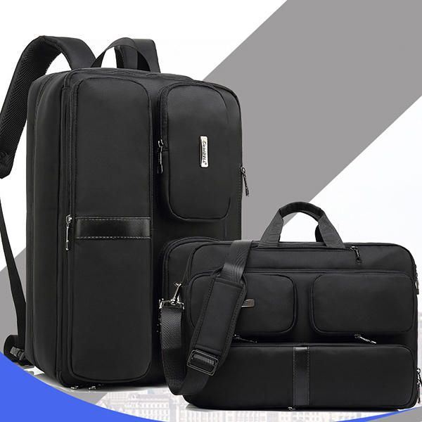 Heren Multifunctionele Laptop Rugzak Crossbody Tas