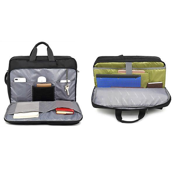 Heren Multifunctionele Laptop Rugzak Crossbody Tas