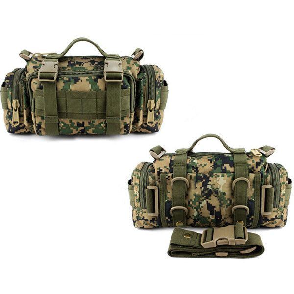 Heren Multifunctionele Tactische Outdoor Camouflage Crossbody Borst Heuptas