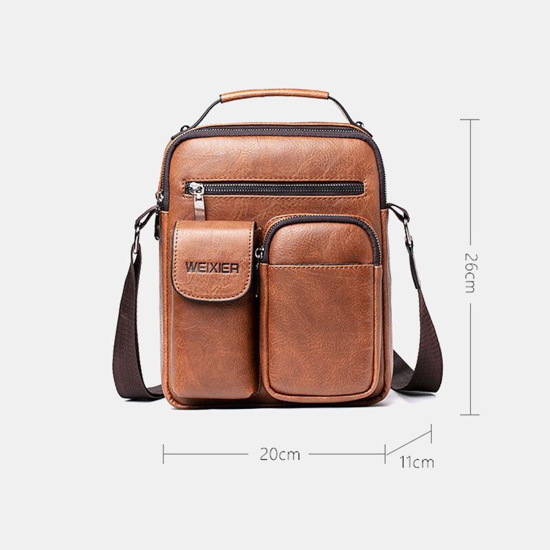 Heren Multifunctionele Tas Casual Crossbody Tas Schoudertas Handtas Zakelijke Tas