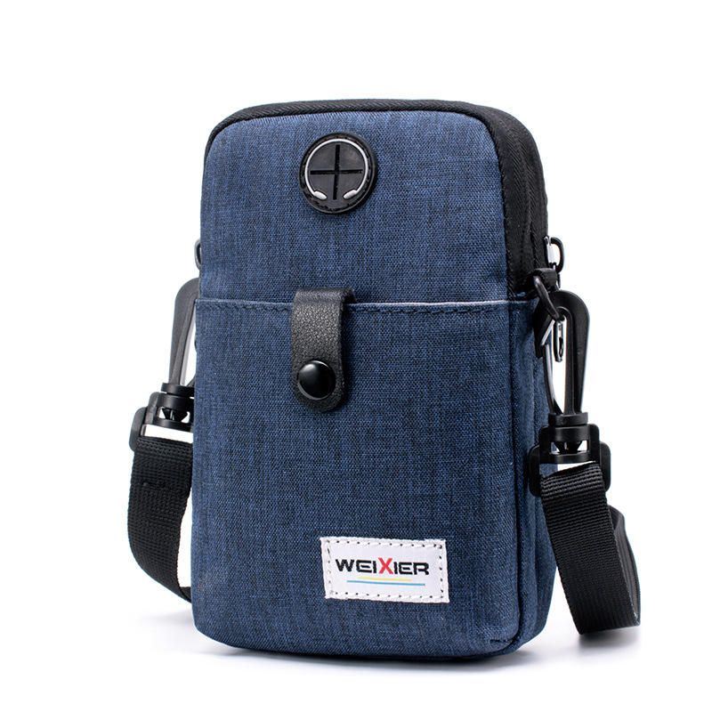 Heren Oortelefoon Hole Crossbody Tas Heuptas Telefoontas Voor Outdoor Reizen