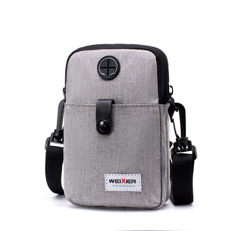 Heren Oortelefoon Hole Crossbody Tas Heuptas Telefoontas Voor Outdoor Reizen