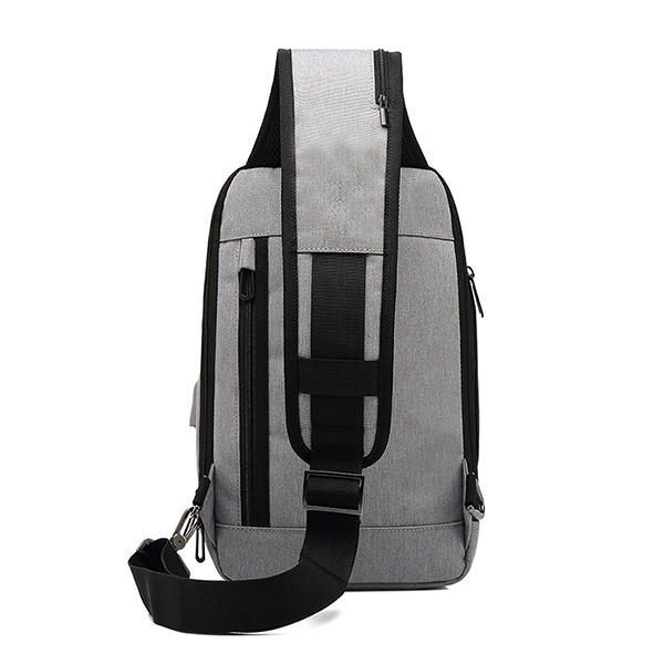 Heren Oxford Casual Usb Opladen Anti-diefstal Outdoor Riding Cro