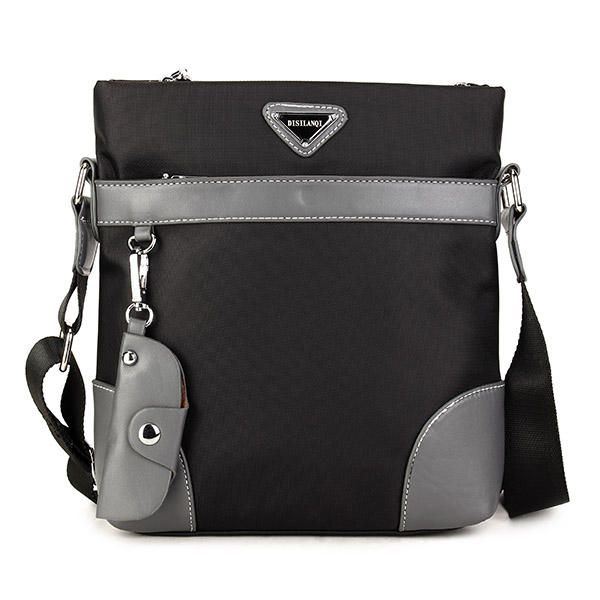 Heren Oxford Leisure Crossbody Tas Zakelijke Schoudertas Sleutelhanger: