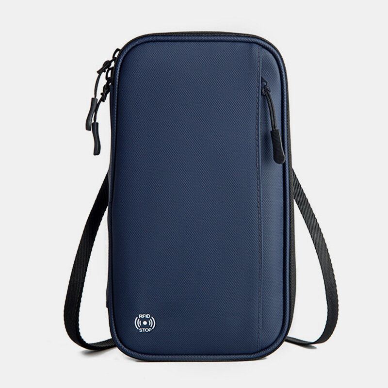 Heren Oxford Multifunctionele Waterdichte Crossbody Tas Anti-diefstal Multi-kaartsleuf Telefoon Tas Schoudertas