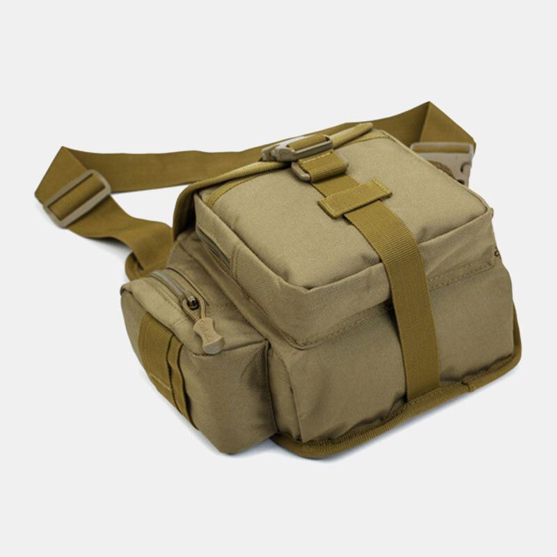 Heren Oxford Outdoor Riding Sport Camo Waterdicht Grote Capaciteit Crossbody Tas Heuptas Zadeltas