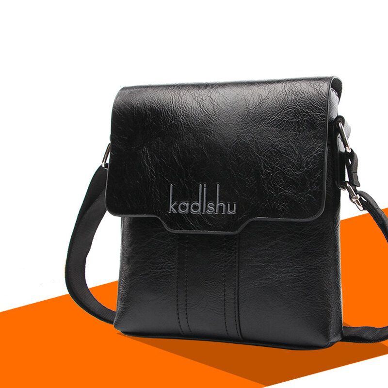 Heren Pu Lederen Leisure Crossbody Tas Schoudertas