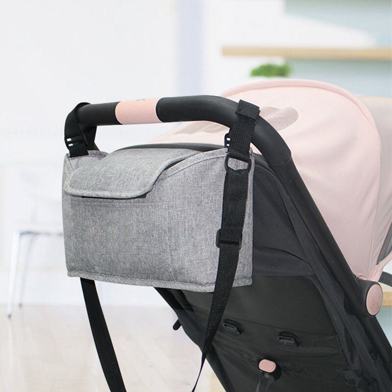 Heren Unisex Vlas Multifunctionele Grote Capaciteit Outdoor Kinderwagen Tas Opknoping Tas Crossbody Tas Schoudertas