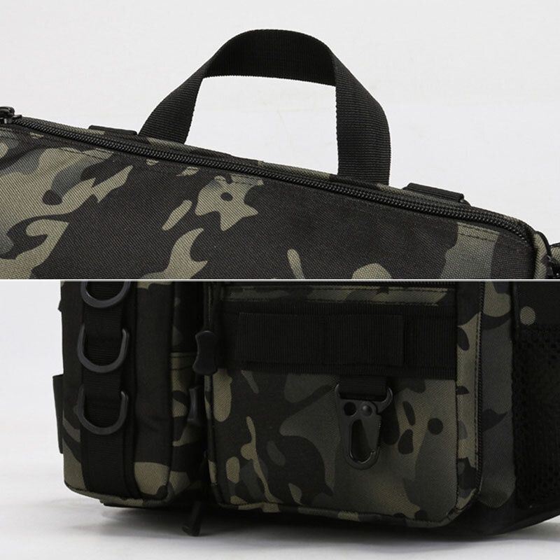 Heren Viszak Multi-pockets Outdoor Tactische Tas Crossbody Tas Heuptas Oxford Camo Patroon