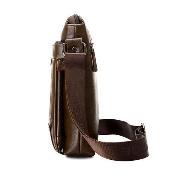 Heren Zakelijke Messenger Bag Solid Crossbody Schoudertas