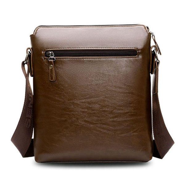 Heren Zakelijke Messenger Bag Solid Crossbody Schoudertas