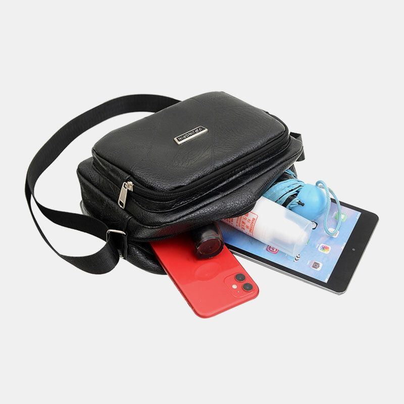 Heren Zakelijke Waterdichte Back Anti-diefstal Zak Multifunctionele Crossbody Tas Schoudertas