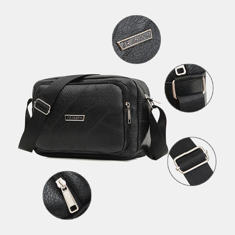 Heren Zakelijke Waterdichte Back Anti-diefstal Zak Multifunctionele Crossbody Tas Schoudertas