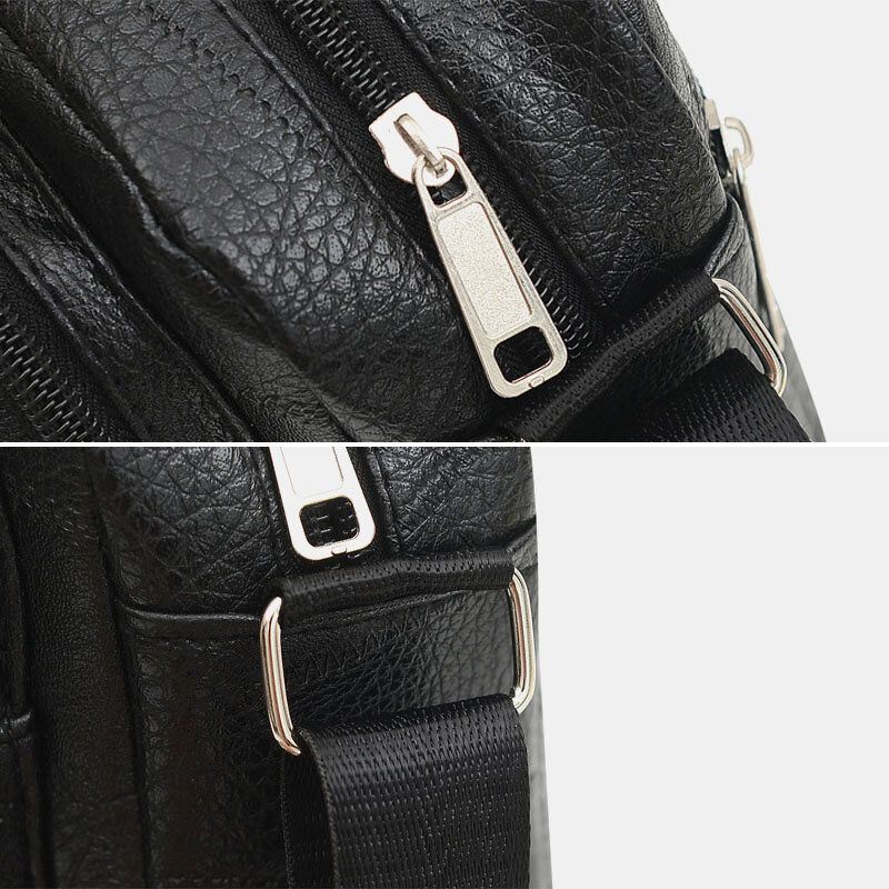 Heren Zakelijke Waterdichte Back Anti-diefstal Zak Multifunctionele Crossbody Tas Schoudertas