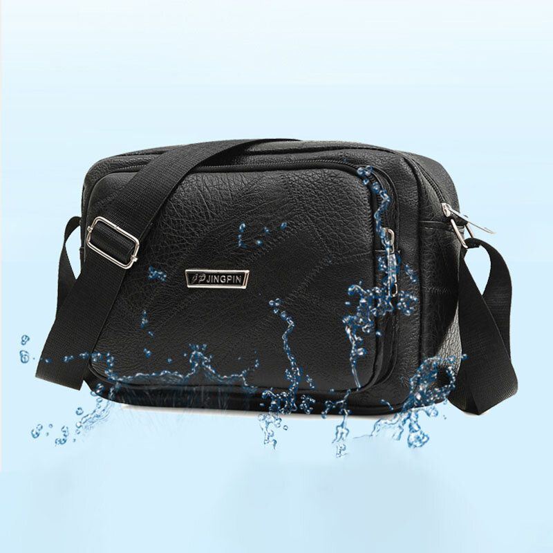 Heren Zakelijke Waterdichte Back Anti-diefstal Zak Multifunctionele Crossbody Tas Schoudertas