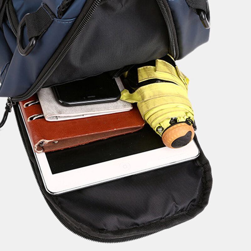 Herenmode Lichtgewicht Multifunctionele Crossbody Tas Schoudertas Borsttas Rugzak Met Usb-oplaadpoort