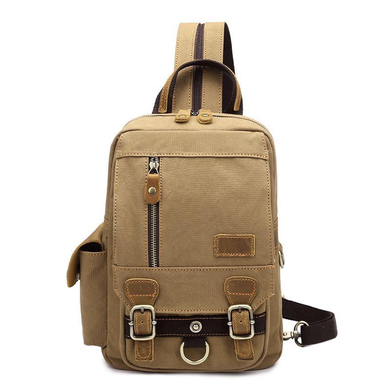 Multifunctionele Canvas Casual Tas Voor Heren Schoudertas Schoudertas