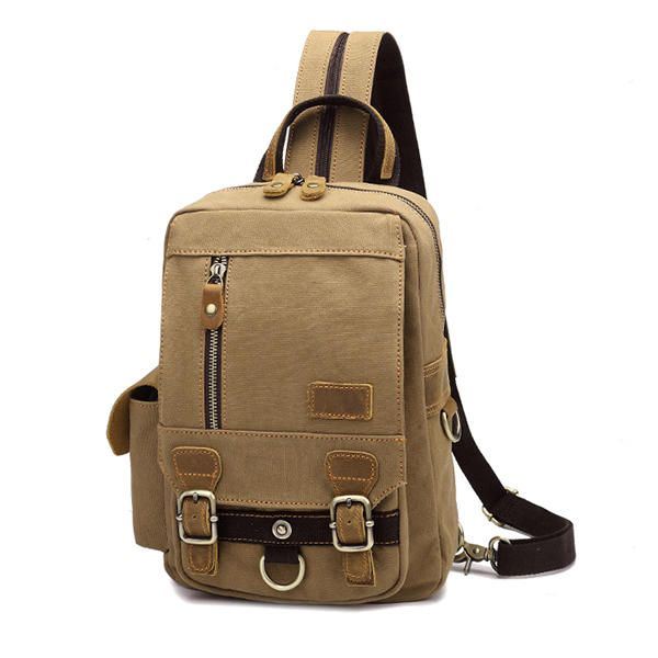 Multifunctionele Canvas Casual Tas Voor Heren Schoudertas Schoudertas