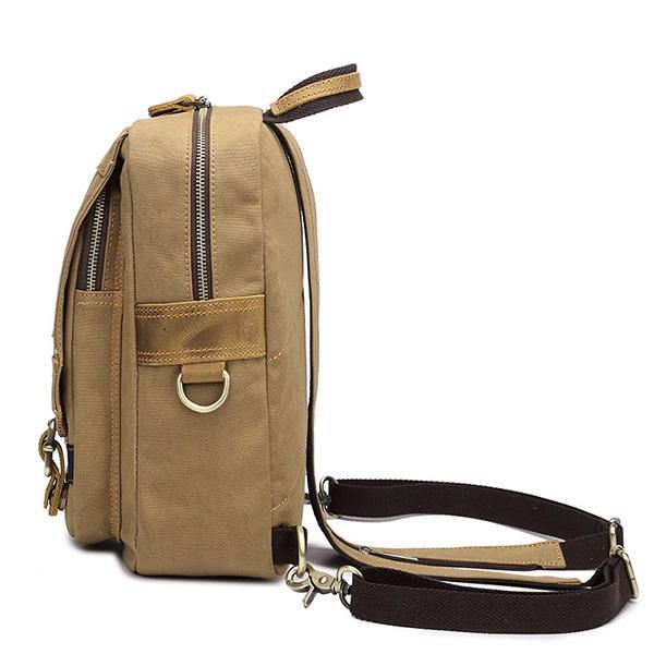 Multifunctionele Canvas Casual Tas Voor Heren Schoudertas Schoudertas