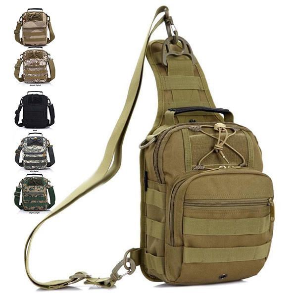 Multifunctionele Outdoor Sport Chest Pack Crossbody Single Schoudertas Voor Heren