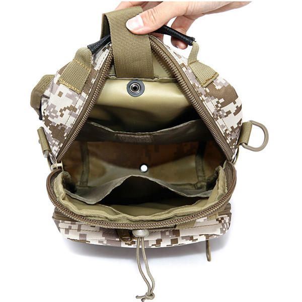 Tactical Camping Outdoor Sport Borsttas Crossbody Schoudertas Voor Heren