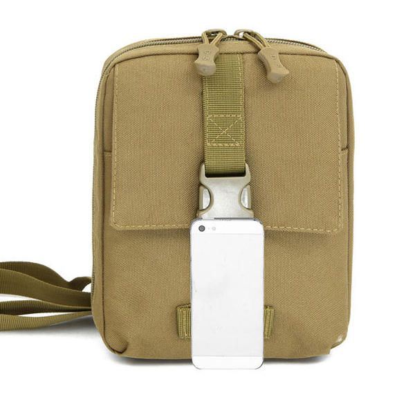 Tactische Nylon Multifunctionele Mini-gereedschapstas Voor Heren Crossbody-tas Ipad-schoudertas