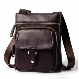 Vintage Zakelijke Casual Multifunctionele Crossbodytas Voor Heren