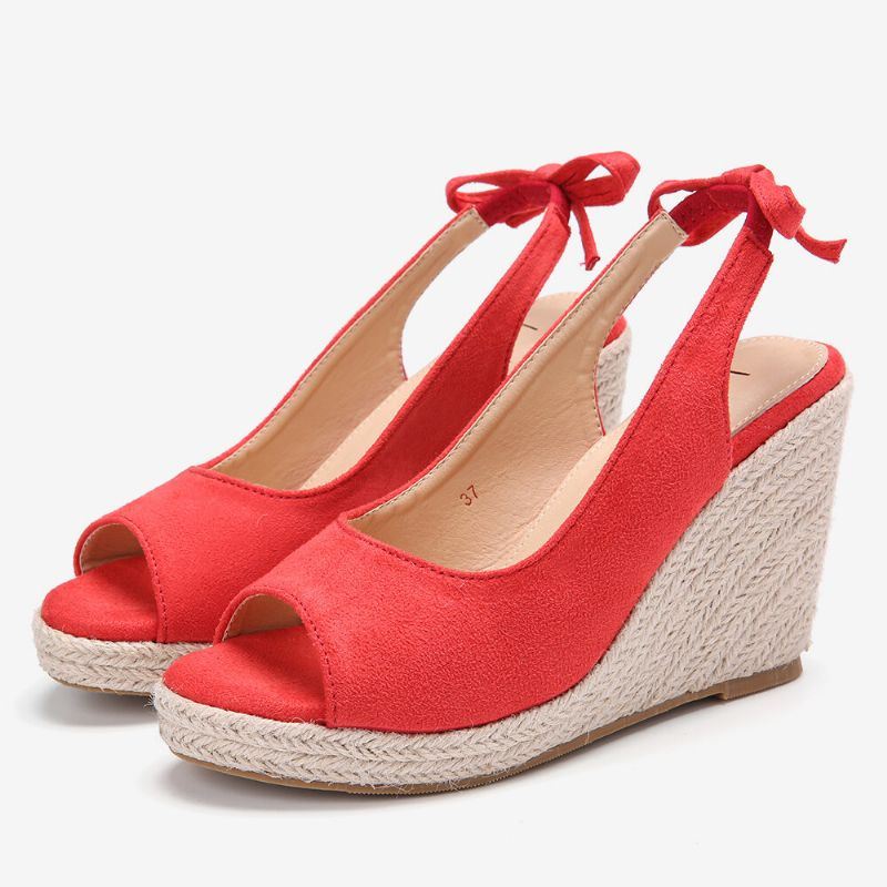 Dames Comfortabele Ademende Slingback Casual Wedges Sandalen