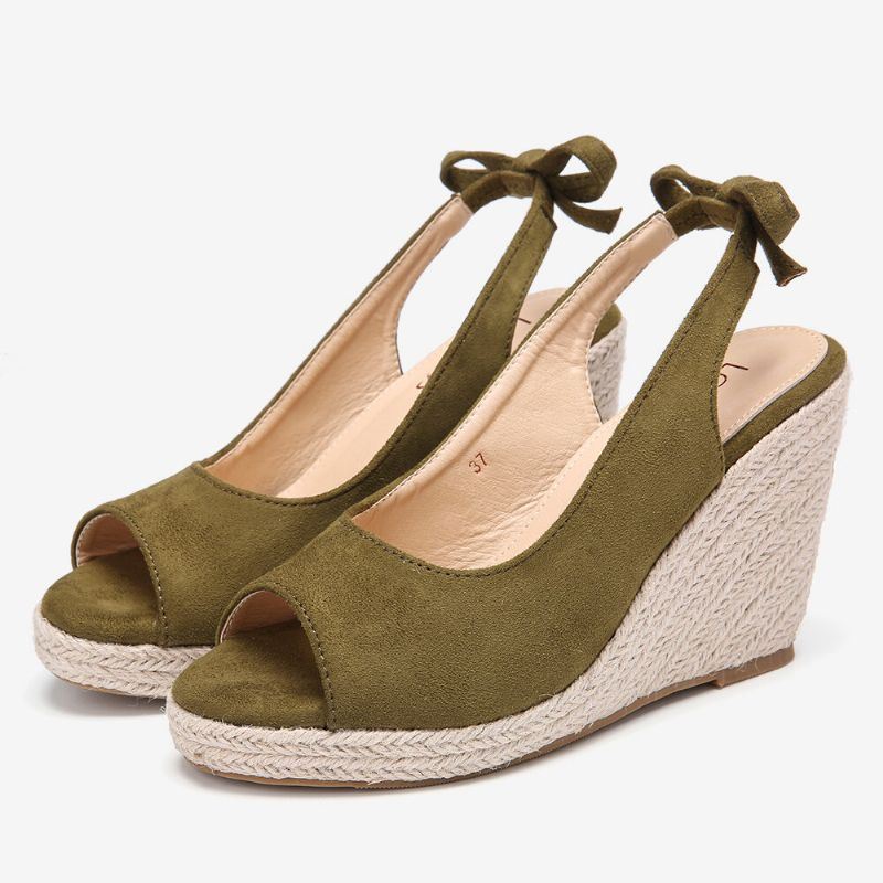 Dames Comfortabele Ademende Slingback Casual Wedges Sandalen