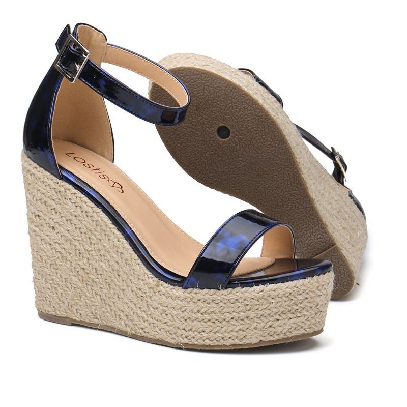 Espadrille-sandalen Met Luipaardprint Voor Dames