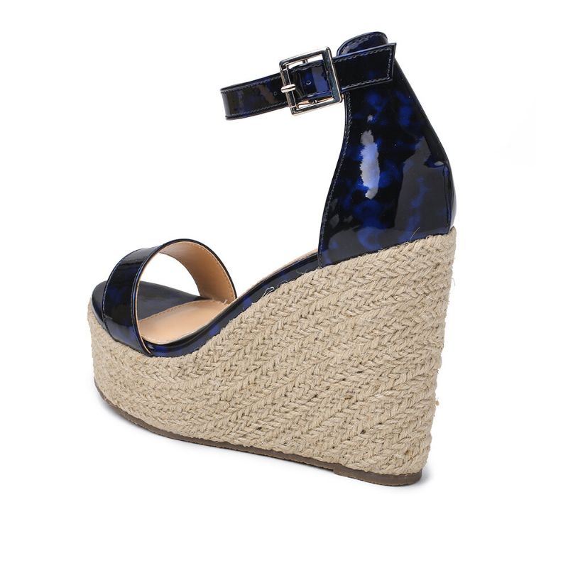 Espadrille-sandalen Met Luipaardprint Voor Dames