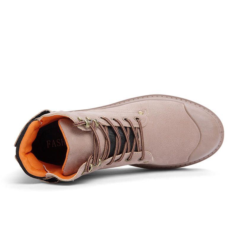 Anti-collision Teen Cap Leather Outdoor Wandelschoenen Voor Heren