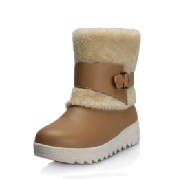 Bontvoering Warm Houden Dames Winter Casual Platte Snowboots