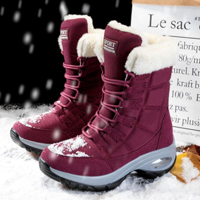 Dames Antislip Pluche Voering Warme Snowboots