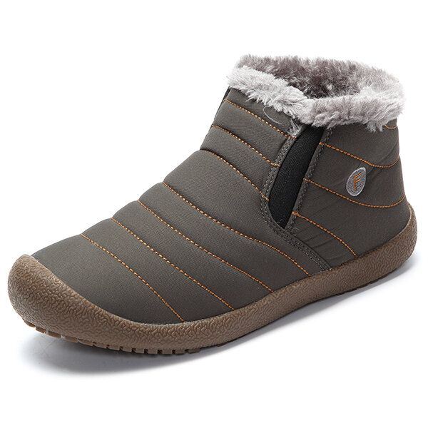 Dames Big Size Winter Unisex Katoenen Snowboots Warm Houden Outdoor Pluche Enkellaarsjes