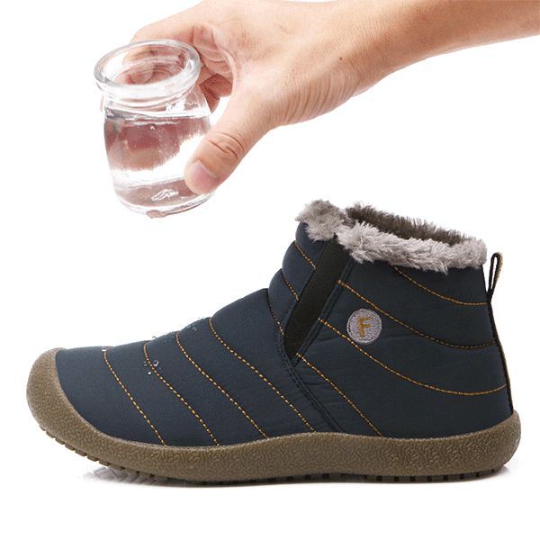 Dames Big Size Winter Unisex Katoenen Snowboots Warm Houden Outdoor Pluche Enkellaarsjes