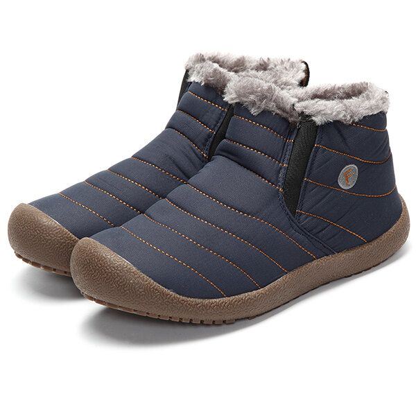 Dames Big Size Winter Unisex Katoenen Snowboots Warm Houden Outdoor Pluche Enkellaarsjes