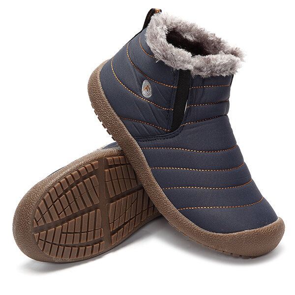 Dames Big Size Winter Unisex Katoenen Snowboots Warm Houden Outdoor Pluche Enkellaarsjes