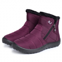 Dames Casual Warm Houden Enkel Snowboots Met Rits